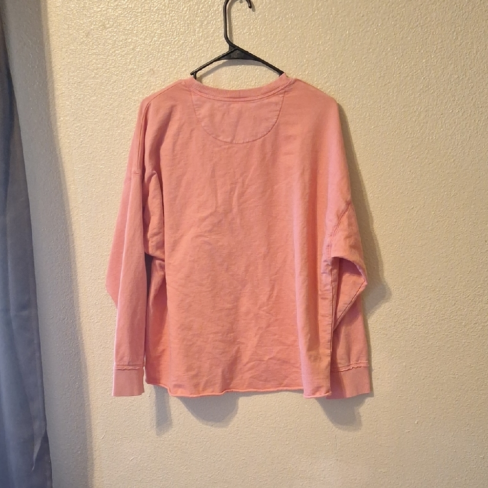 Aerie Pink-peach Crew Neck Sweater - Picture 3 of 3